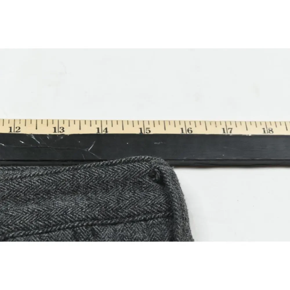 Issey Miyake Trousers Pants Mens Size 2 Gray Wool Blend Straight Leg Slim Japan